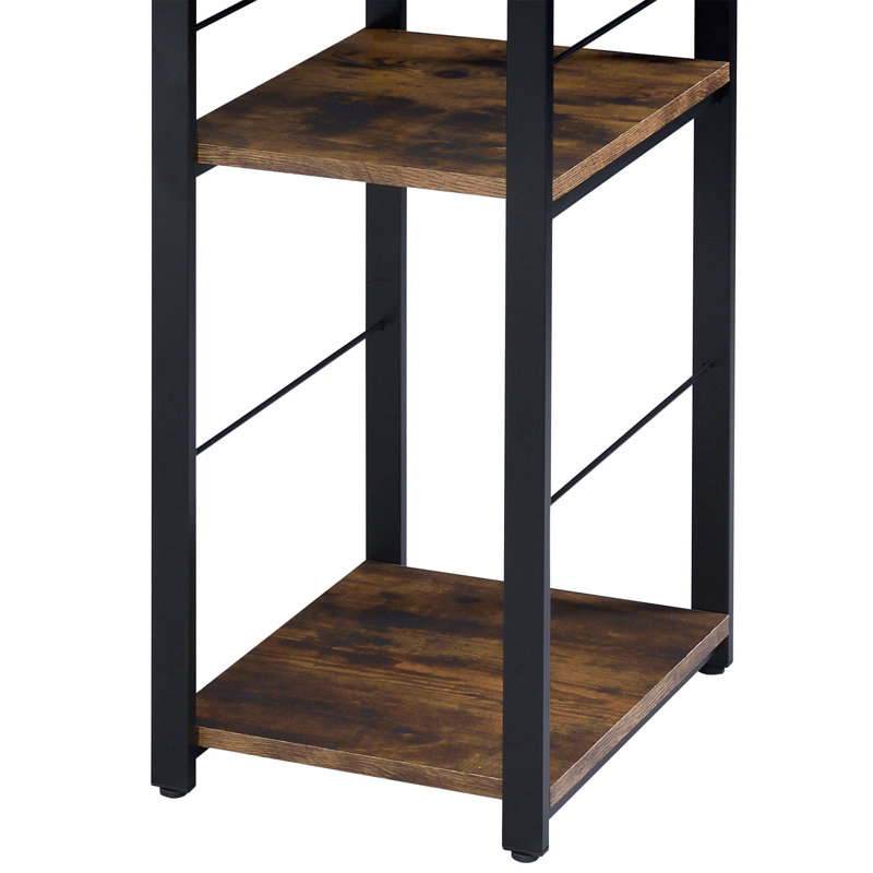 Bureau d'écriture rectangulaire à 2 tablettes, Brun, H 28,5 po x l 47,5 po x P 19,5 po