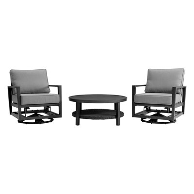 Gerri 2 - Person Patio Conversation Set with Cushions