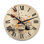 Horloge murale géante moderne en bois Discovery