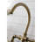 Kingston Brass Two-Handle 4-Hole Deck Mount Industrial Style Bridge Kitchen Faucet with Brass Side Sprayer