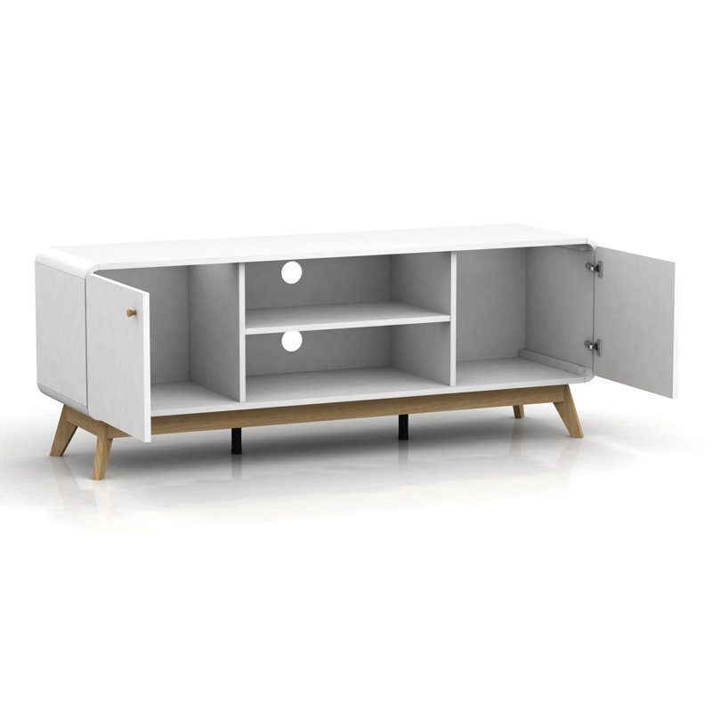 Justine TV Stand for TVs up to 60", White