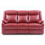 Élégant canapé inclinable contemporain rouge-2081179621
