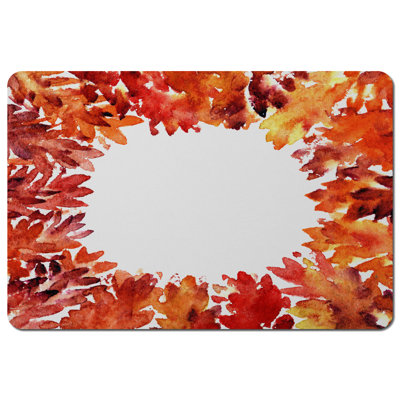 Sabala Polyester-Coated Hardboard Abstract Rectangle Placemat