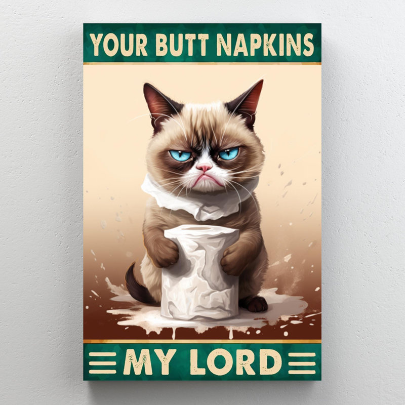 Impression sur toile, "Grumpy", H 36 po x l 24 po x P 1,25 po