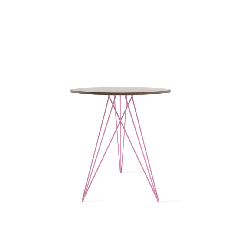 Table de bout Hudson, Noyer, Rose
