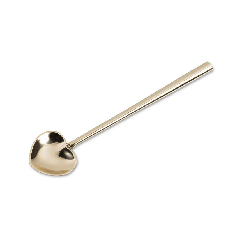 Demonie Stainless Steel Coffee Spoon, Gold