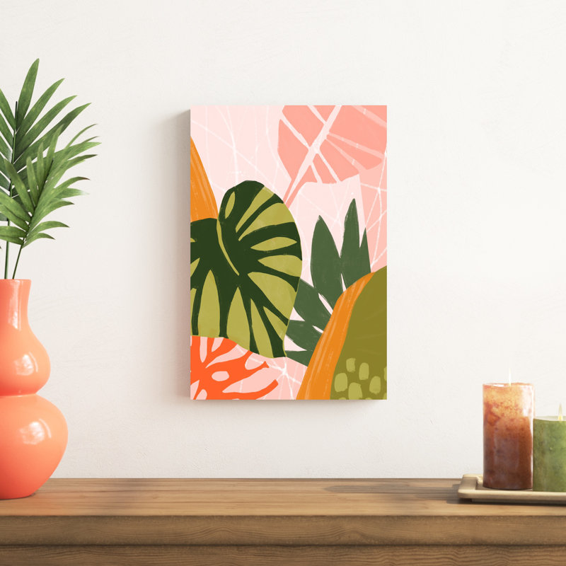 Jungle Collage I, H 18 po x l 12 po x P 1,25 po