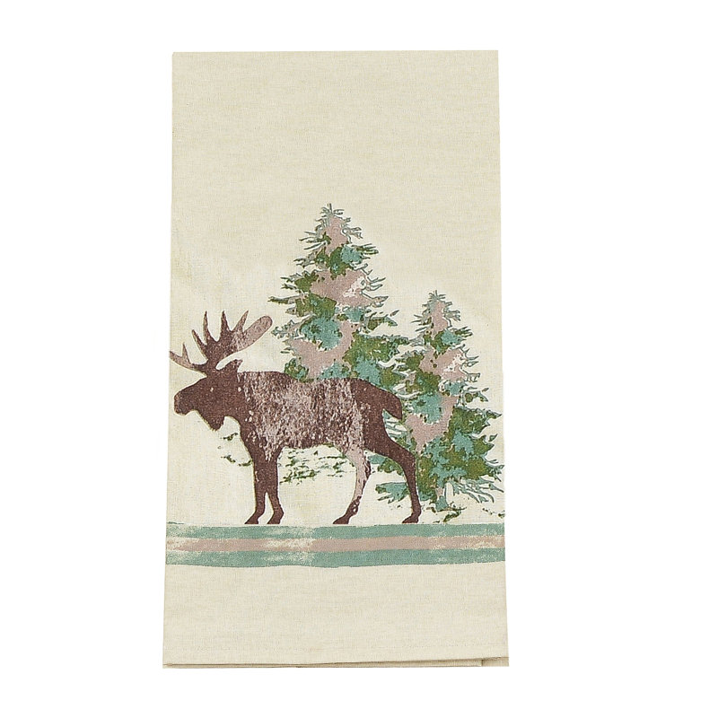 Paseo Road Rustic Western  Tea Towel Set, 5 Piece Set, Scenery Tree
