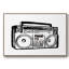 Toile tendue avec châssis Boombox-94359251-94359254