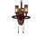 Croland 2 - Light Geometric Chandelier