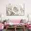 Pure White Roses, reproduction sur toile-552589402