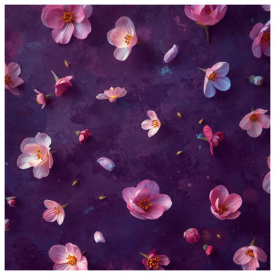 Couvre-lit matelassé rose Cherry Blossoms