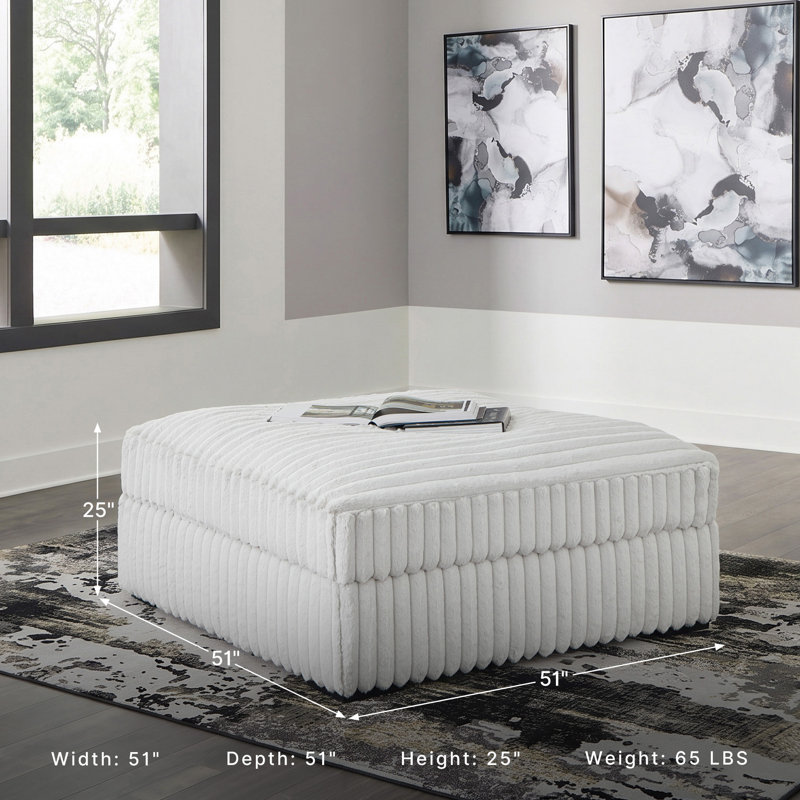 Lelsie Upholstered Ottoman