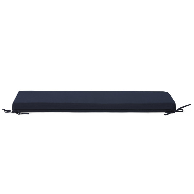 Forellen Outdoor 2.5'' Seat Cushion, 48" x 18.50", Navy Blue