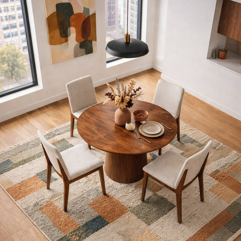 Barriento 18.9'' H Upholstered Parsons Chair, Cream Linen