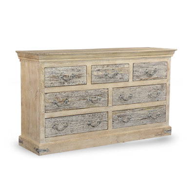 Bibbins Solid Wood 64'' W 7 - Drawer Dresser