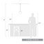 Luminaire suspendu sphère 1 lumière à intensité variable Martina-1756387620