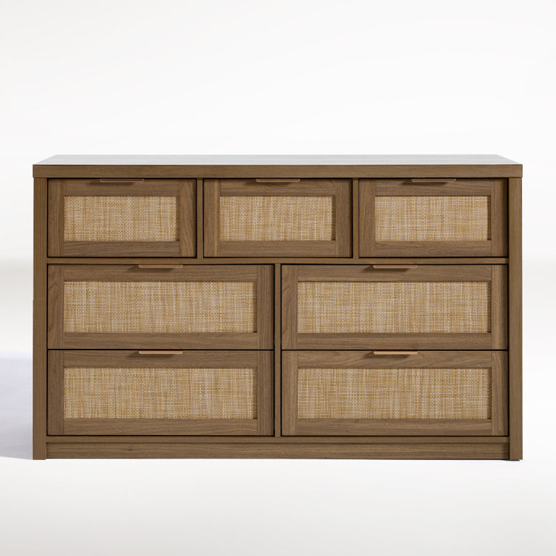 Commode 7 tiroirs Dearbhaile, Noyer spécial