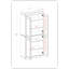 Armoire de rangement pour salle de bain et de buanderie 100% en bois massif Palace Imports, portes à panneaux surélevés, tablettes réglables, largeur 32 po, hauteur 71,5 po-110937330