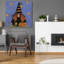 «Halloween Gnome» par Lisa Hilliker, art mural en verre acrylique-2084877700
