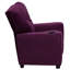 Contemporary Kids Recliner with Cup Holder-1550057901
