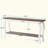 70.9" Vintage French Console Table - Extra Long Sofa Table Behind Couch W/ 2 Shelves, Entryway Storage For Large Sectionals, Hallway & Living Room
