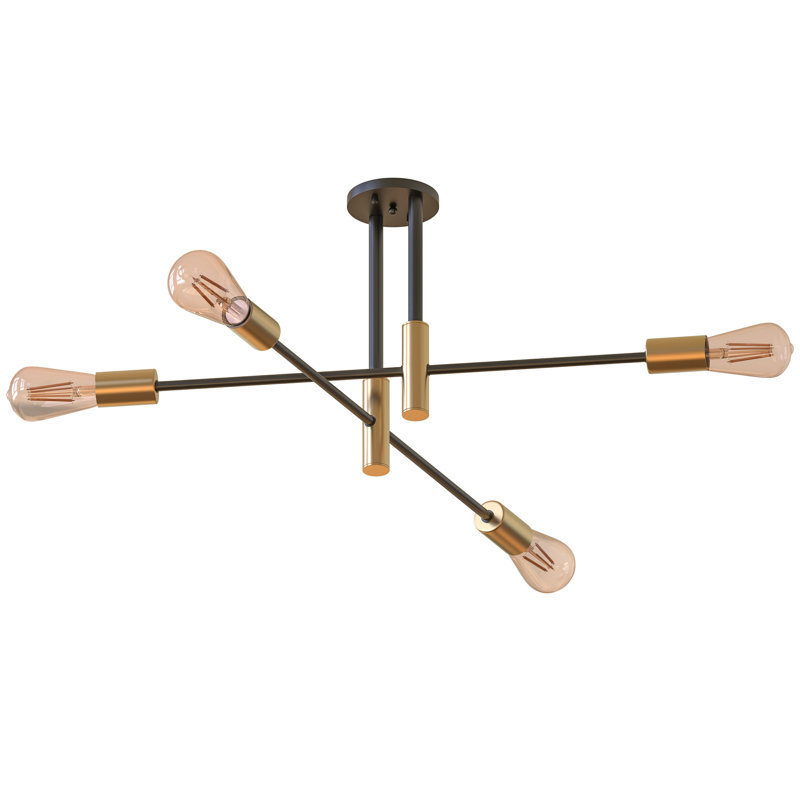 Acima 4 - Light Dimmable Modern Linear Chandelier
