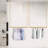47.24 Adjustable  Chain Garment Rack 2pcs Clothing Hanging Rack