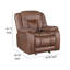 Fauteuil inclinable Olaf, similicuir moelleux-109470277-109470279