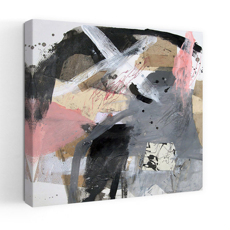 «The Moment Of Dououte», art contemporain abstrait, H 18 po x l 18 po