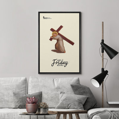 «Good vendredi Blessings», illustrations rétro, œuvre d'art