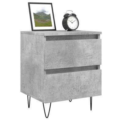 Arreguin 40cm W Iron Bedside Table