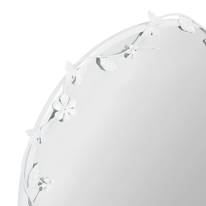 Miroir mural Rosella, Blanc