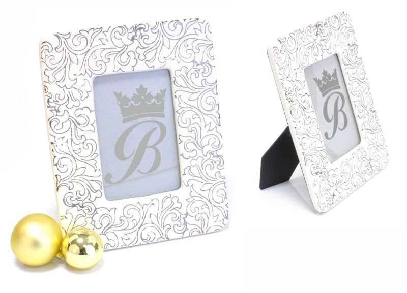 Waterside Gold and Cream Ceramic Single Picture Frame