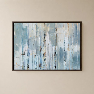 «Birch Tree Sunrise» par Sally Swatland - impression sur toile