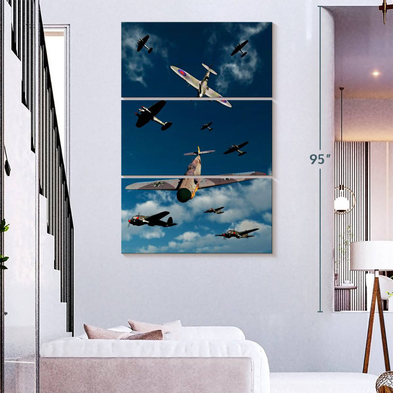 Mehar War Aviation, 74" H x 48" W
