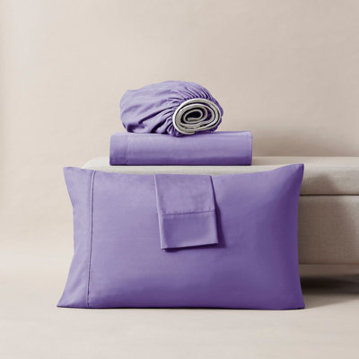 Hotel Collection Soft Breathable Bed Sheet Set with Deep Pocket Fitted Sheet