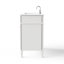 Meuble-lavabo simple en bois massif 36 po avec comptoir en céramique, 2 prises de courant, 1 port USB et 1 port Tybe C-471330106