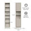Victoria Tall Vertical Bathroom Cabinet