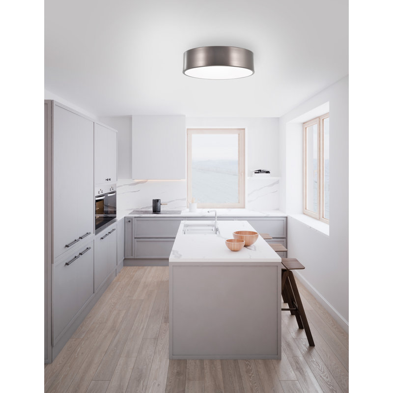 Flush Mount, Dark Grey