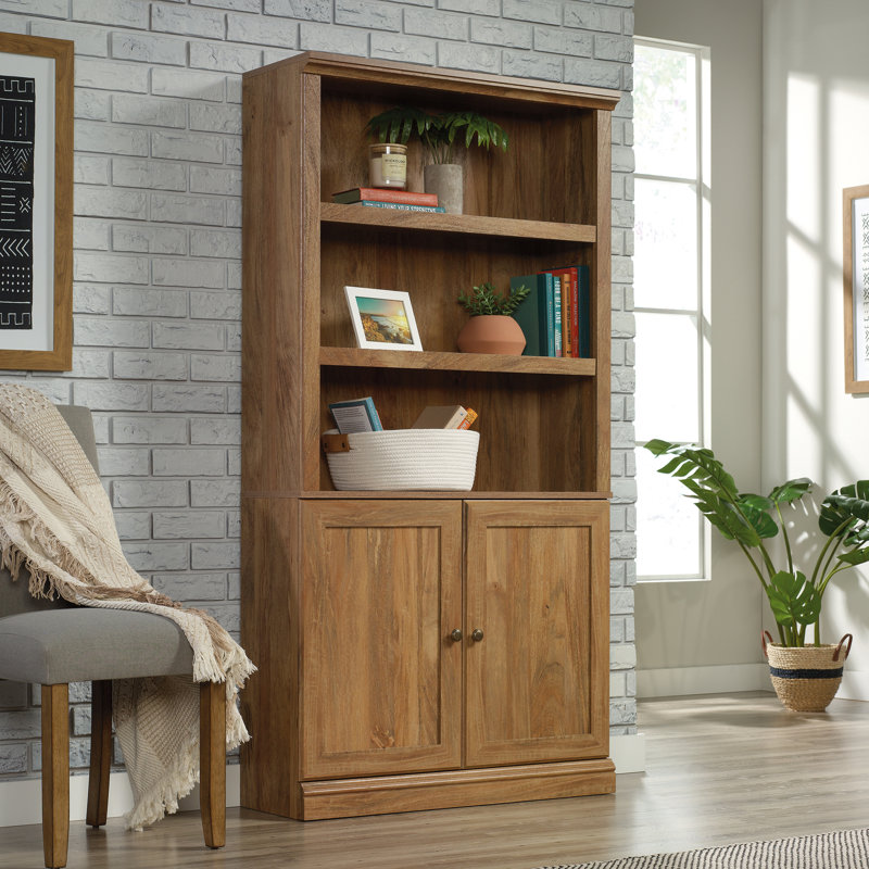 St. Nicholas Standard Bookcase, Sindoori Mango, (3 Shelves) 69.764"H x 35.276"W x 13.228"D