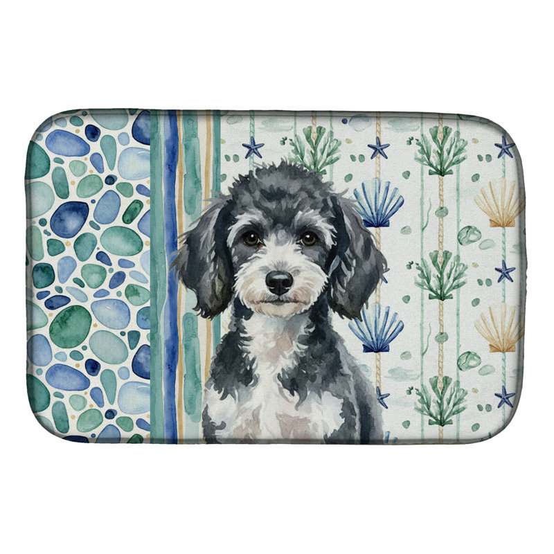 Tapis de séchage miniature, Figurine caniche miniature
