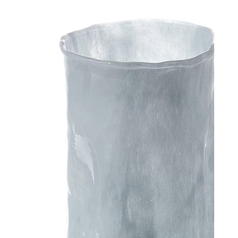 Sequoia Handmade Glass Table Vase, overall height- 14"