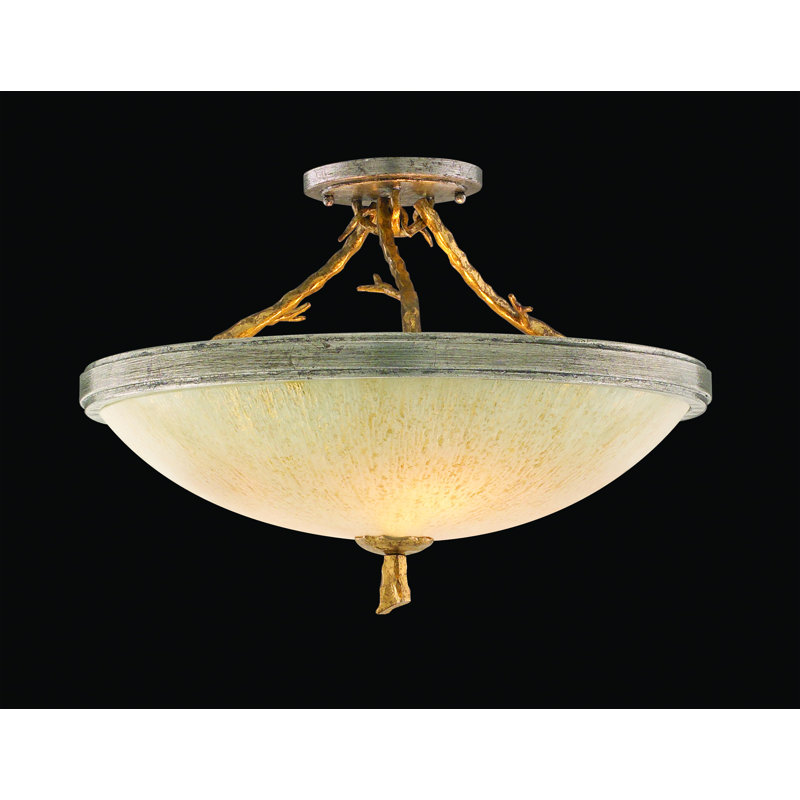 Parc Royale 3 Light Semi Flush