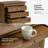 3-Drawer Traditional End Table with Charging Station and Pull-out Shelf -1361466423