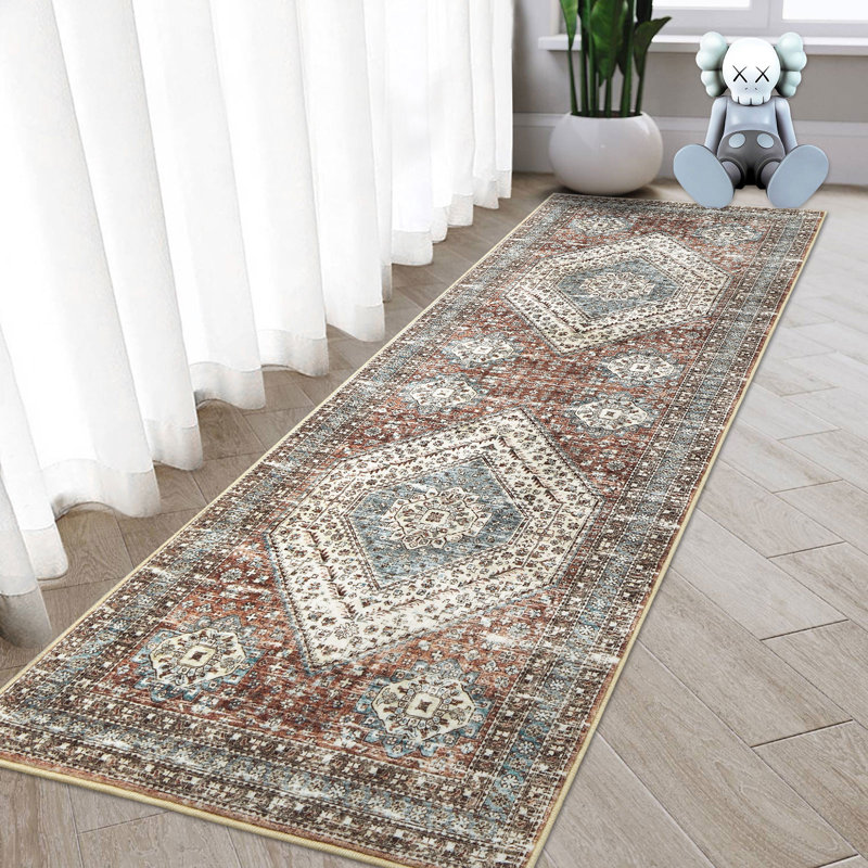 Area Rug, Brown, Runner 60 x 230 cm