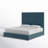 Solid Wood and Upholstered Low Profile Platform Bed-484596458-484596456
