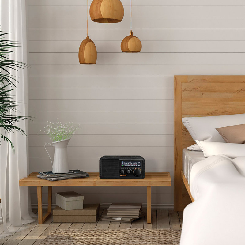 Armoire radio en bois Sangean Retro AM / FM Bluetooth