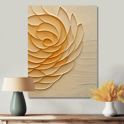 Solar Flare Botanical Dream I - Botanicals Metal Wall Art Decor, Modern Metal Print