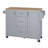 K&K Rolling Kitchen Island With Storage-734903028